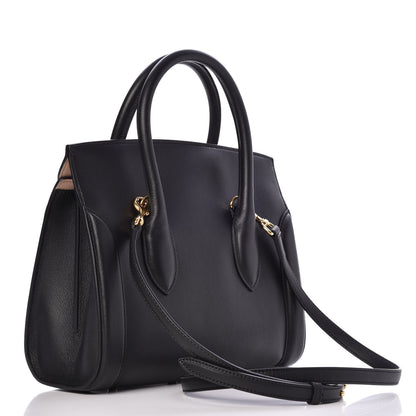 Alexander McQueen Sweet Calfskin Small Heroine 30 Black 3 of 6