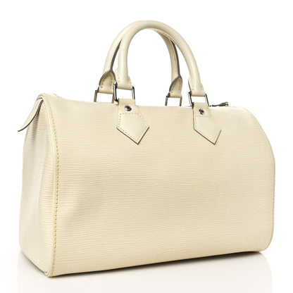 Louis Vuitton Epi Speedy 25 Ivory 3 of 9