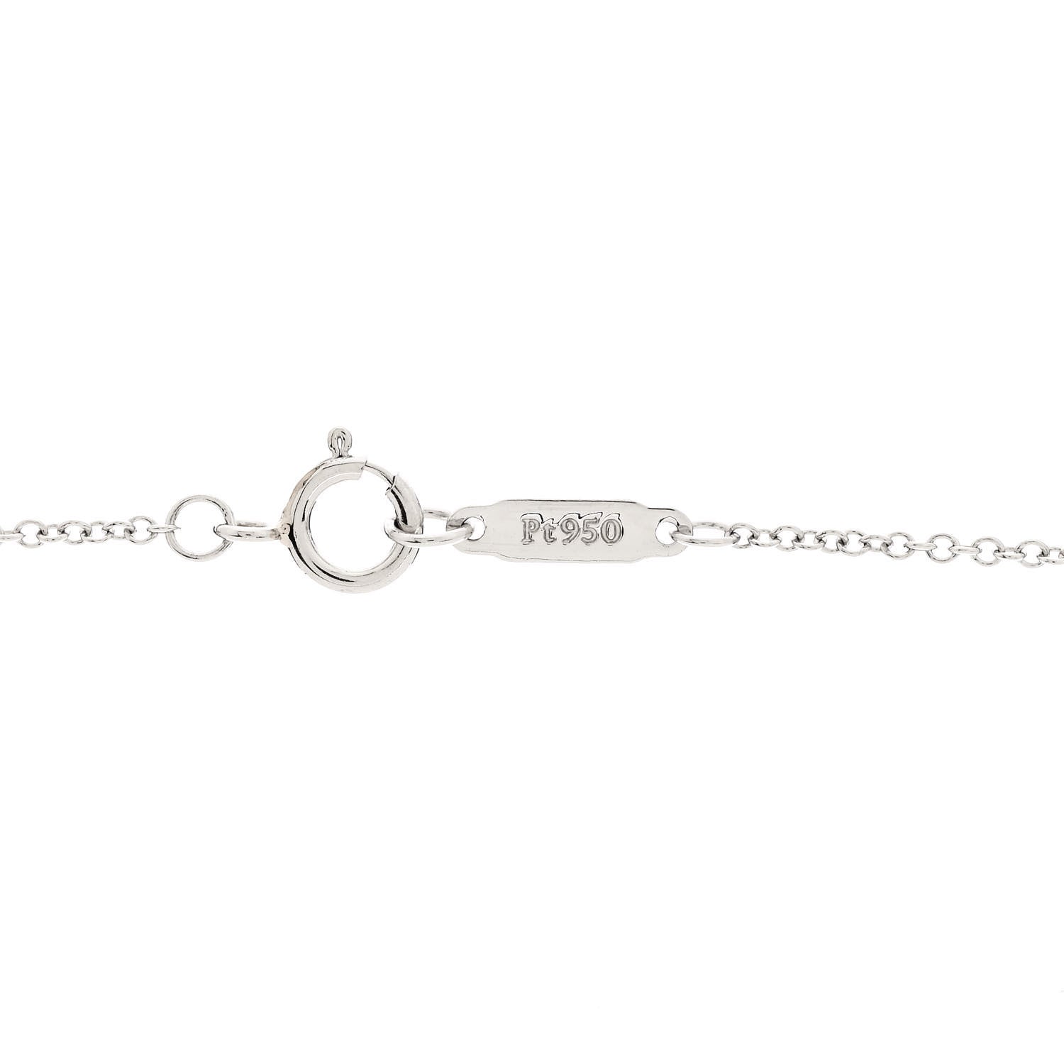 Tiffany Platinum Diamond Schlumberger Ten Stone Cross Pendant Necklace 6 of 7