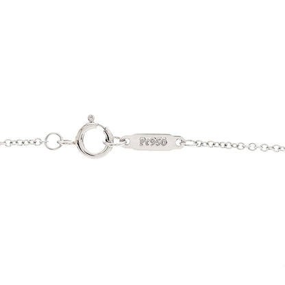 Tiffany Platinum Diamond Schlumberger Ten Stone Cross Pendant Necklace 6 of 7