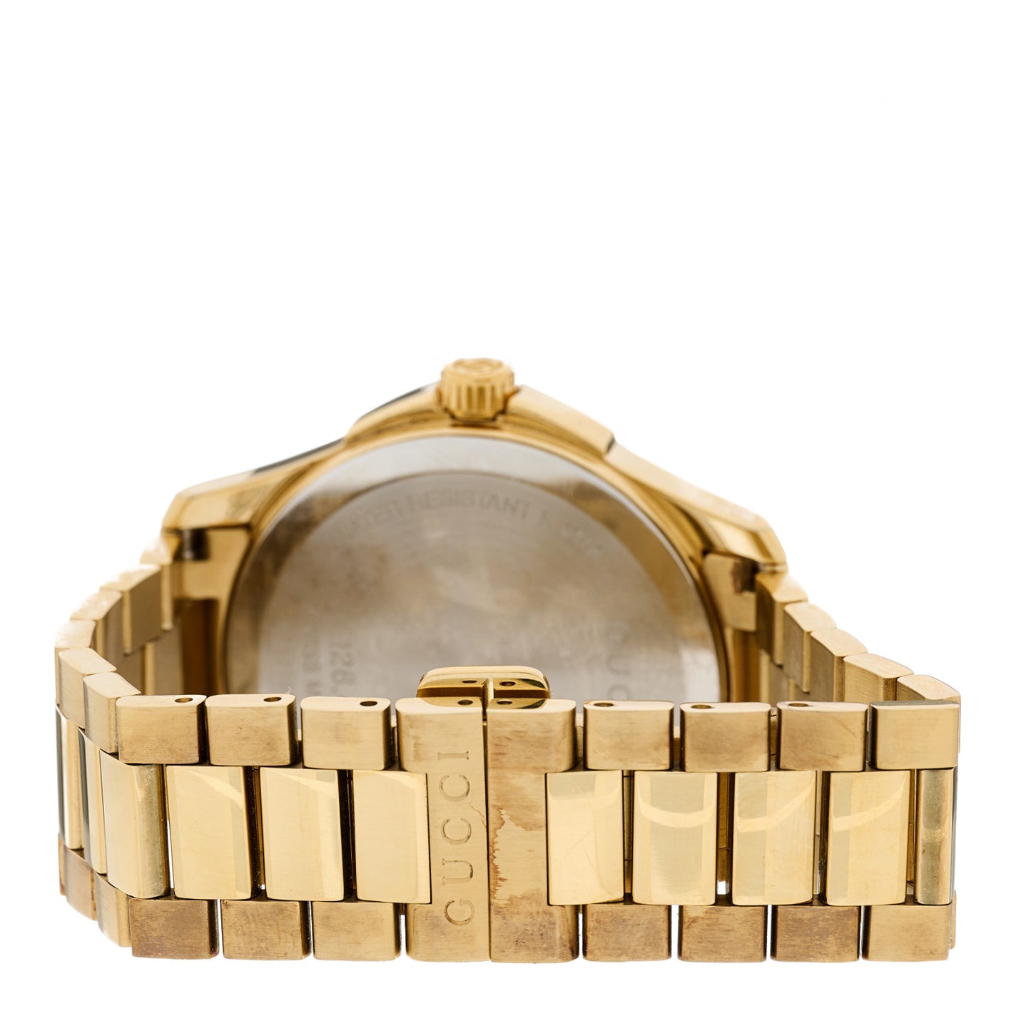 Stainless Steel 38mm G-Timeless Diamante Quartz Watch Gold