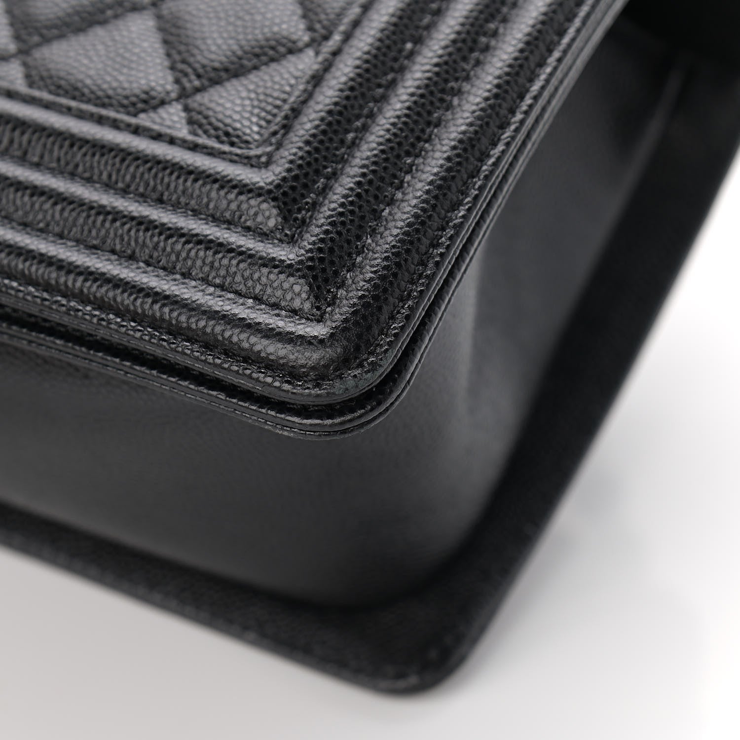 Chanel Caviar Quilted Medium Boy Flap Black 10 of 12