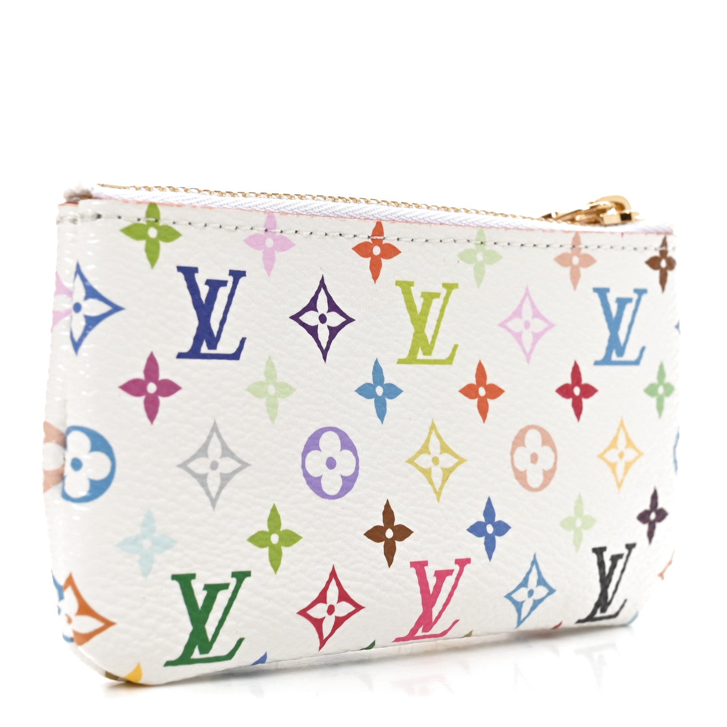 Louis Vuitton LV X TM Monogram Multicolor Key Pouch White 3 of 7