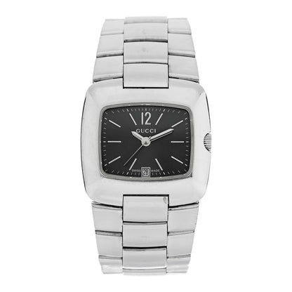 Gucci Stainless Steel 28mm 8500L Square Quartz Watch Grey 1 of 5