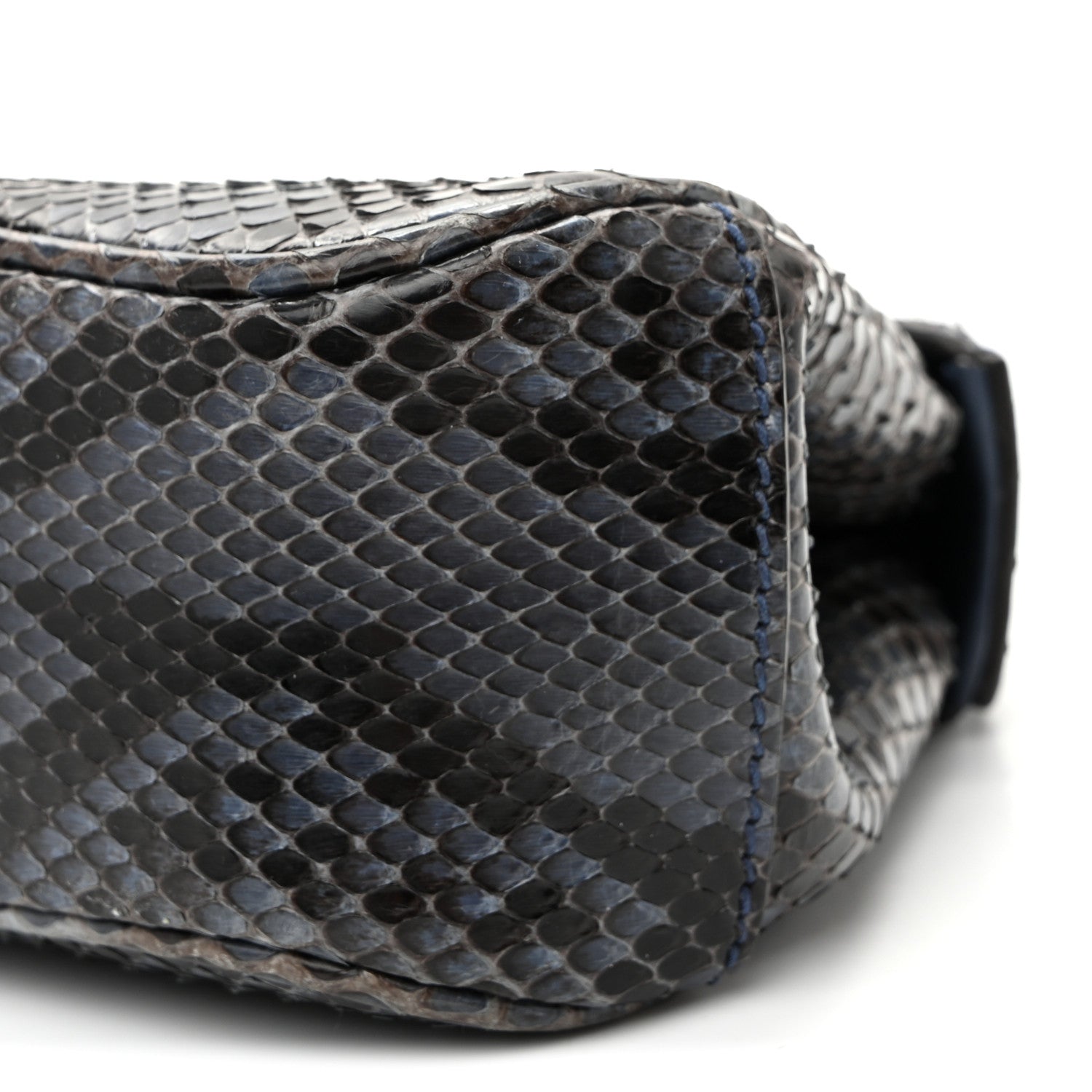 Gucci Python Lady Lock Clutch Blue 10 of 13
