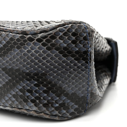 Gucci Python Lady Lock Clutch Blue 10 of 13