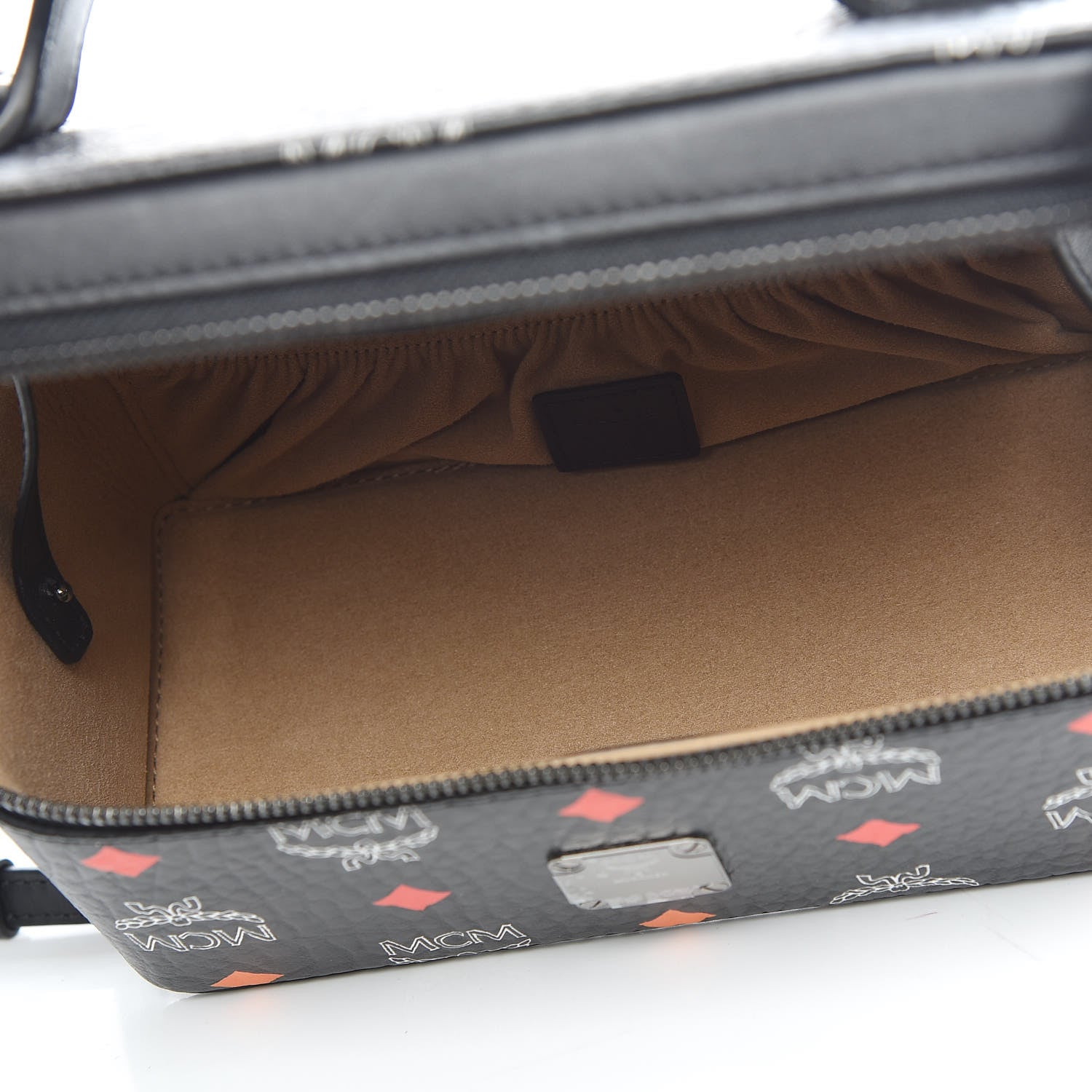 MCM Skyoptic Visetos Mini Rockstar Vanity Case Spectrum Diamond Black 5 of 10