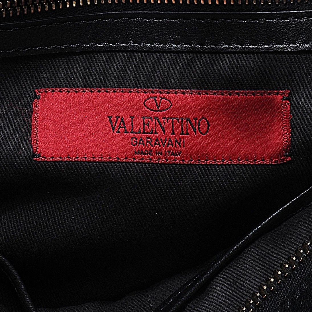 Valentino Garavani Vitello Rockstud Double Handle Tote Black 3 of 8