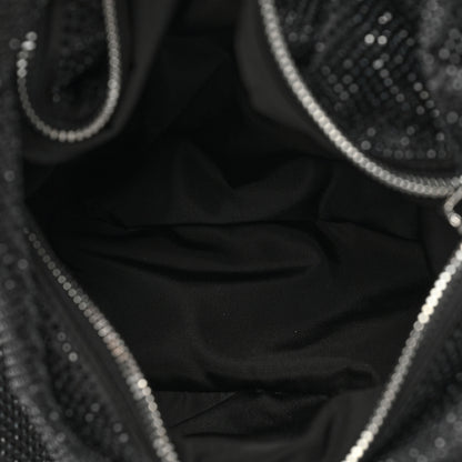 Alexander Wang Mesh Crystal Rhinestone 5 Pocket Mini Hobo Black 5 of 8