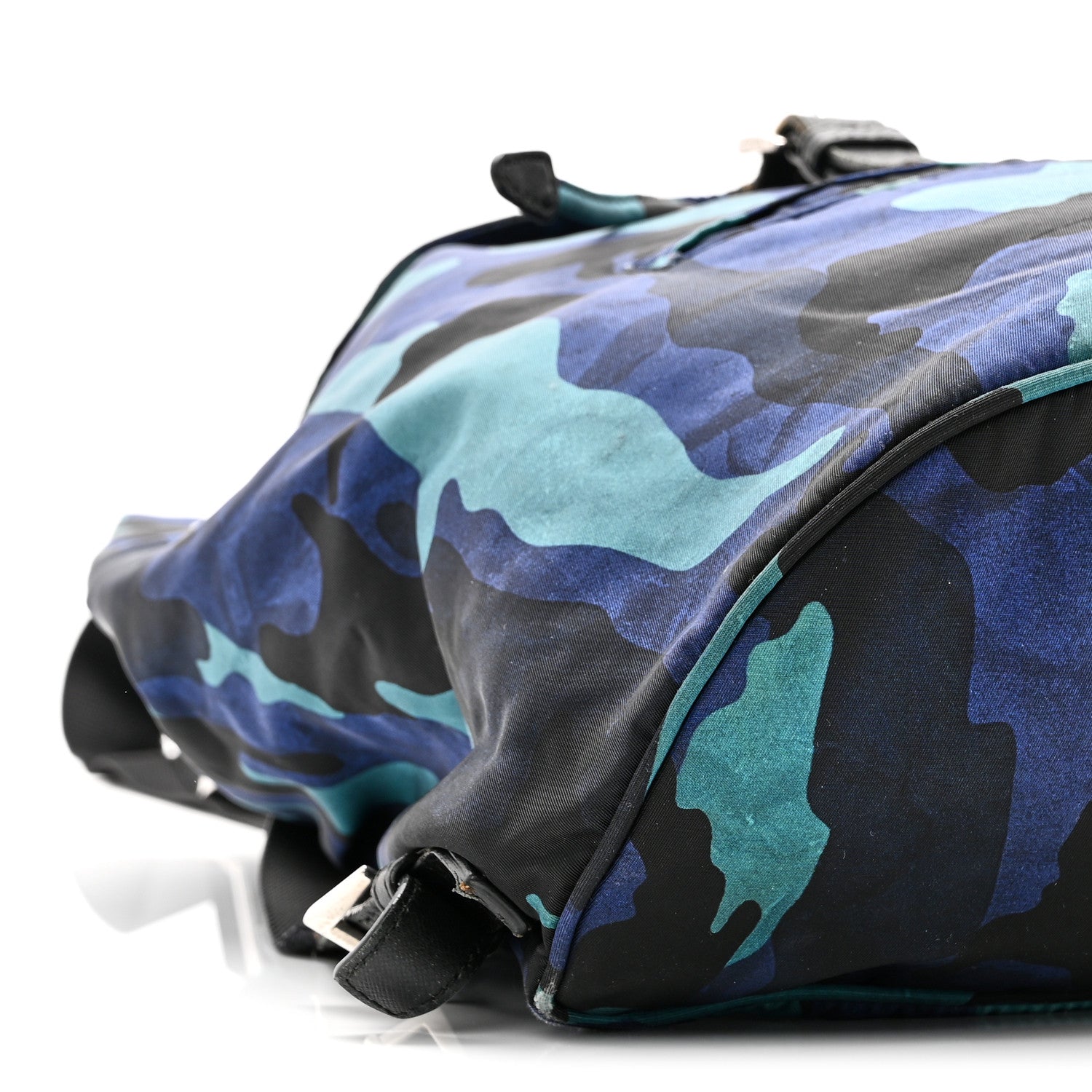 Prada Tessuto Nylon Camouflage Print Backpack Royal 8 of 10