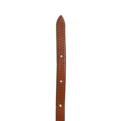 Louis Vuitton Calfskin Petite Malle Adjustable Shoulder Strap Orange Marron 4 of 4