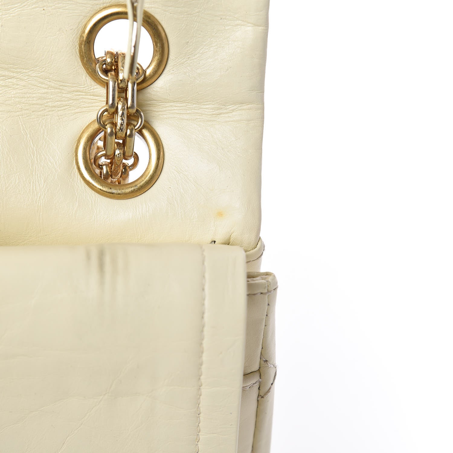 Chanel Aged Calfskin 2.55 Reissue 226 Flap Ivory 11 of 20