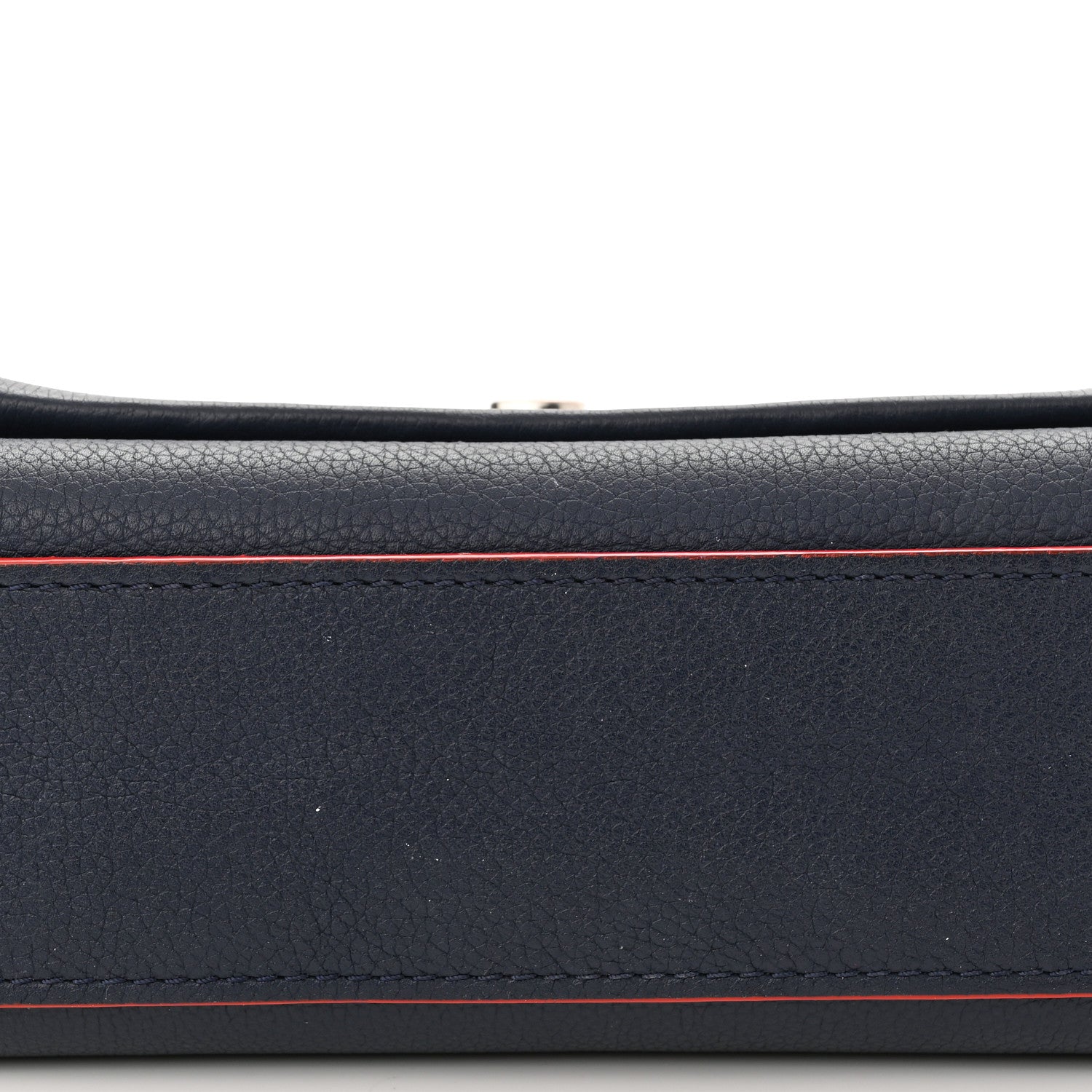 Louis Vuitton Soft Calfskin My Lockme Chain Bag BB Marine Rouge 11 of 12