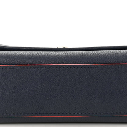 Louis Vuitton Soft Calfskin My Lockme Chain Bag BB Marine Rouge 11 of 12