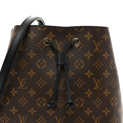 Louis Vuitton LOUIS VUITTON Monogram Neonoe MM Black 5 of 12