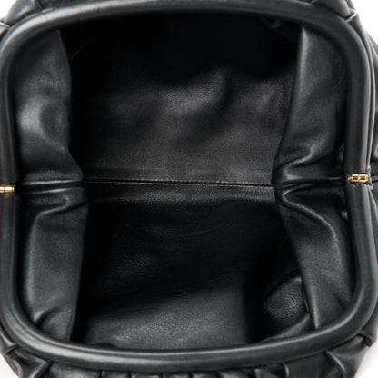 Bottega Veneta Smooth Butter Calf Teen Pouch Black 5 of 9
