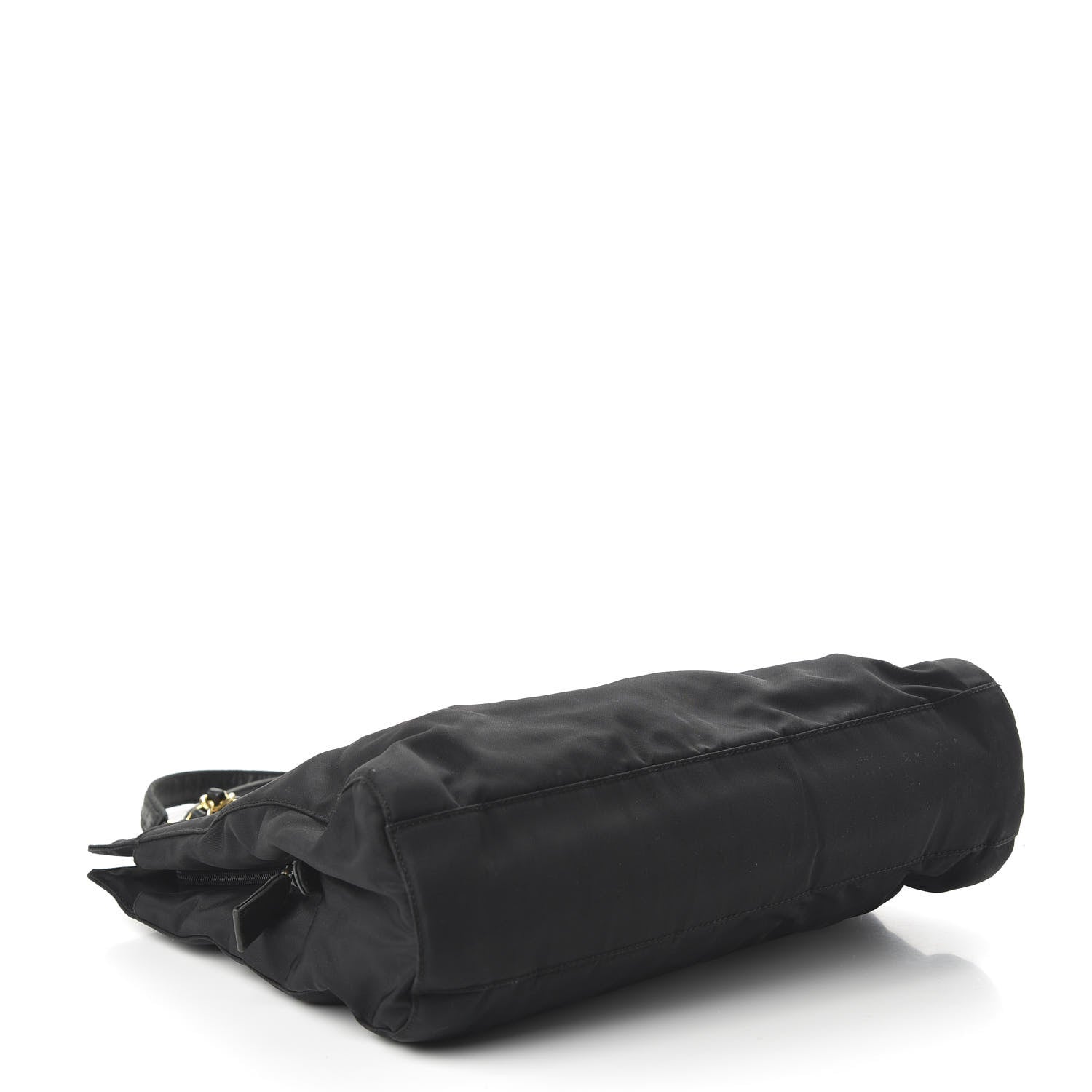 Prada Tessuto Nylon Chain Shoulder Bag Black 4 of 9