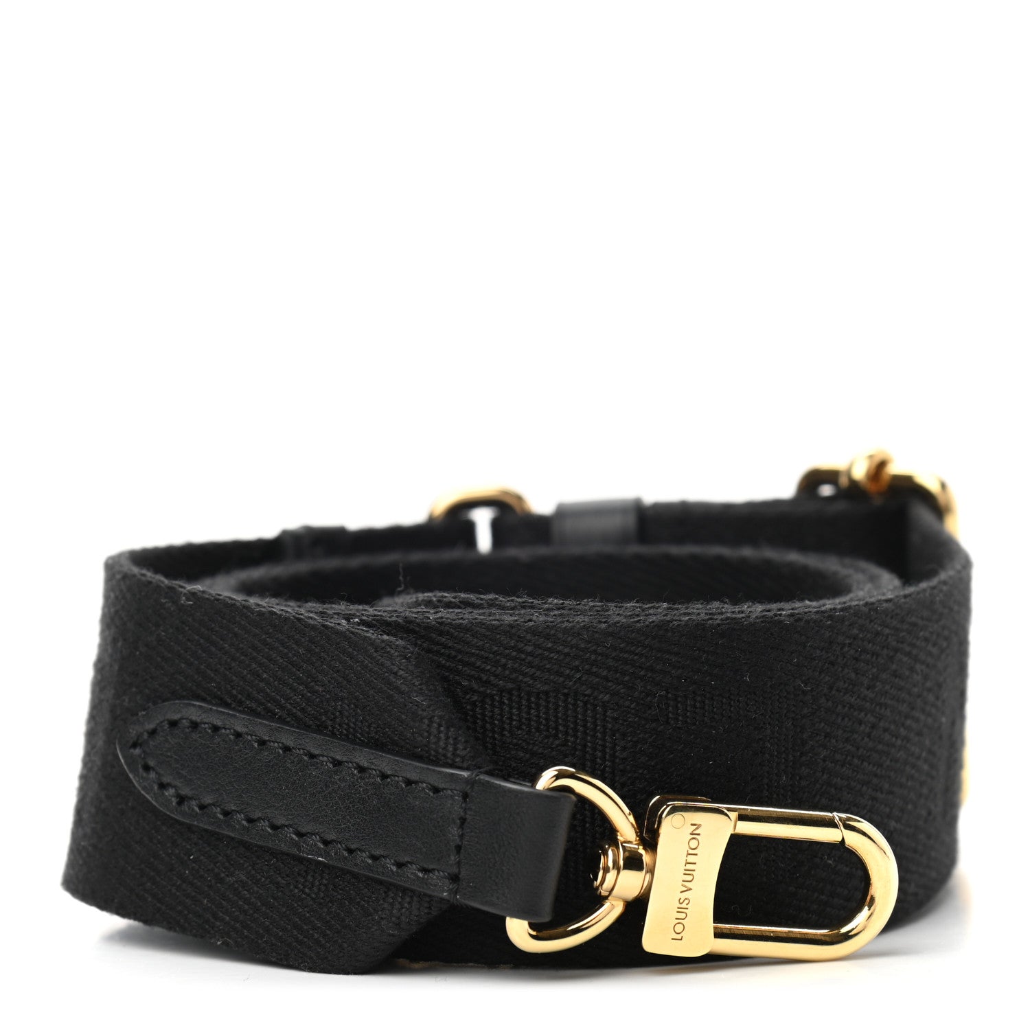 Louis Vuitton Nylon Petite Malle Souple Shoulder Strap Black 1 of 4