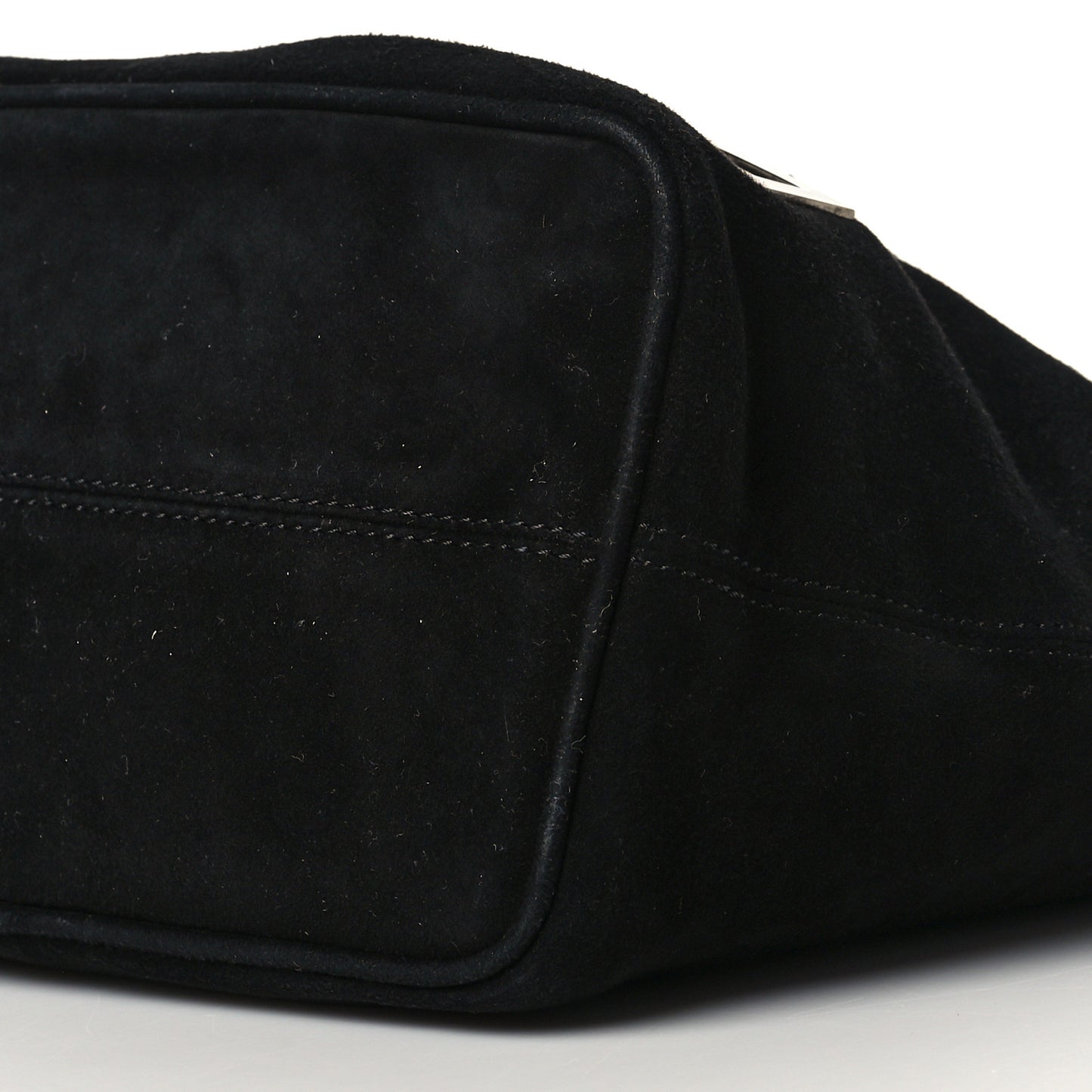 Suede Hobo Black