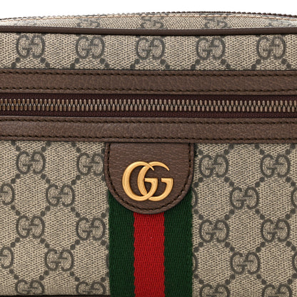 Gucci Soft GG Supreme Monogram Medium Ophidia Belt Bag Dark Brown 8 of 10