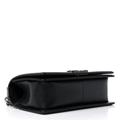 Chanel Caviar Quilted Medium Boy Flap Black 4 of 12