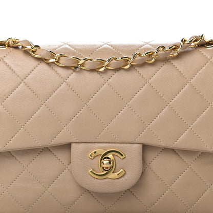 Chanel Lambskin Quilted Small Double Flap Beige 19 of 19