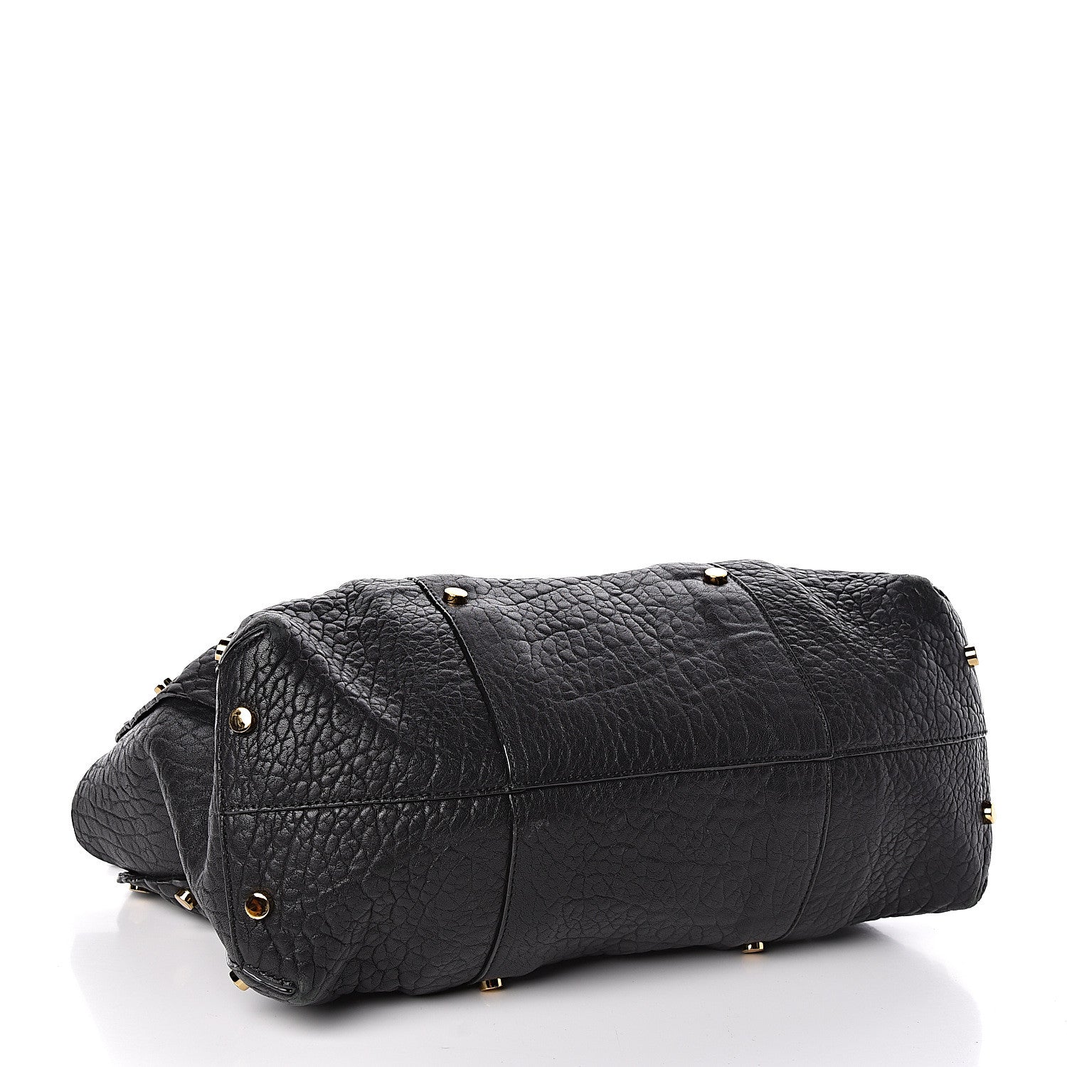 Jimmy Choo Grained Calfskin Studded Lockett Shopper Tote Black 4 of 13