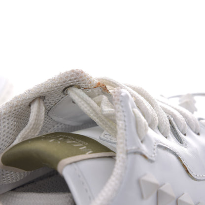 Valentino Garavani Calfskin Rockstud Sneakers 38 White 10 of 11