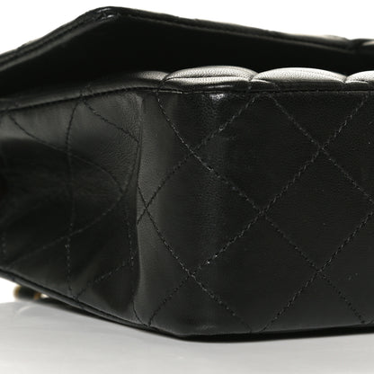 Chanel Lambskin Quilted Medium Double Flap Black 8 of 16