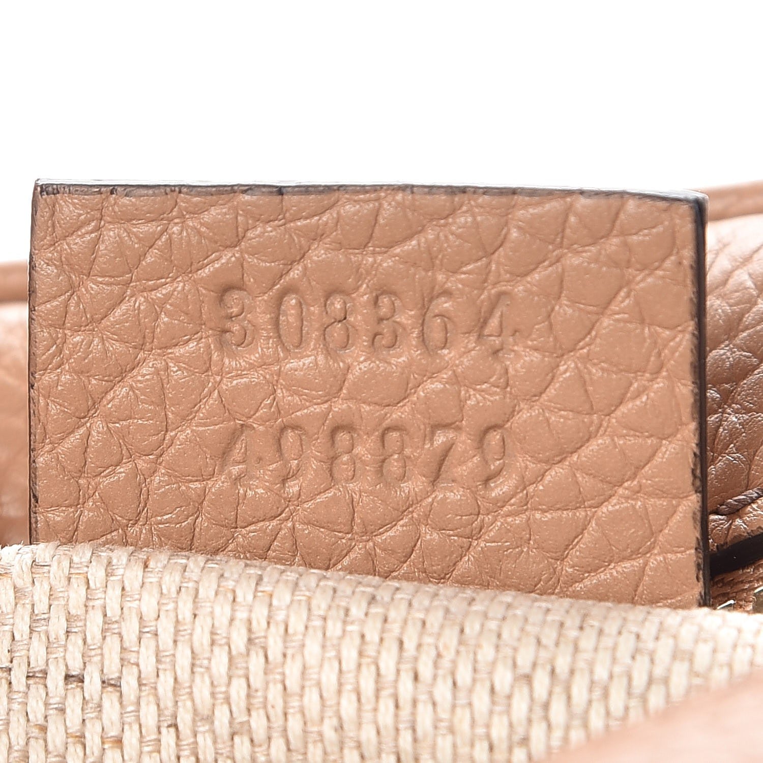 Gucci Pebbled Calfskin Small Soho Disco Bag Camelia 7 of 9