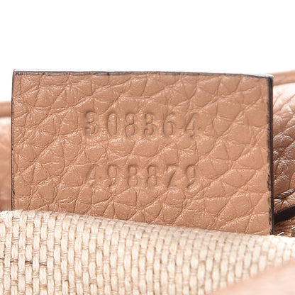 Gucci Pebbled Calfskin Small Soho Disco Bag Camelia 7 of 9