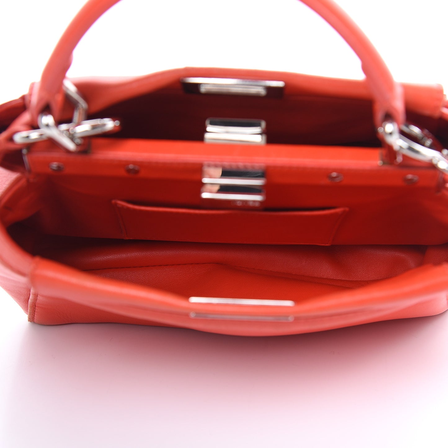 Nappa Mini Peekaboo Iconic Satchel Papavero