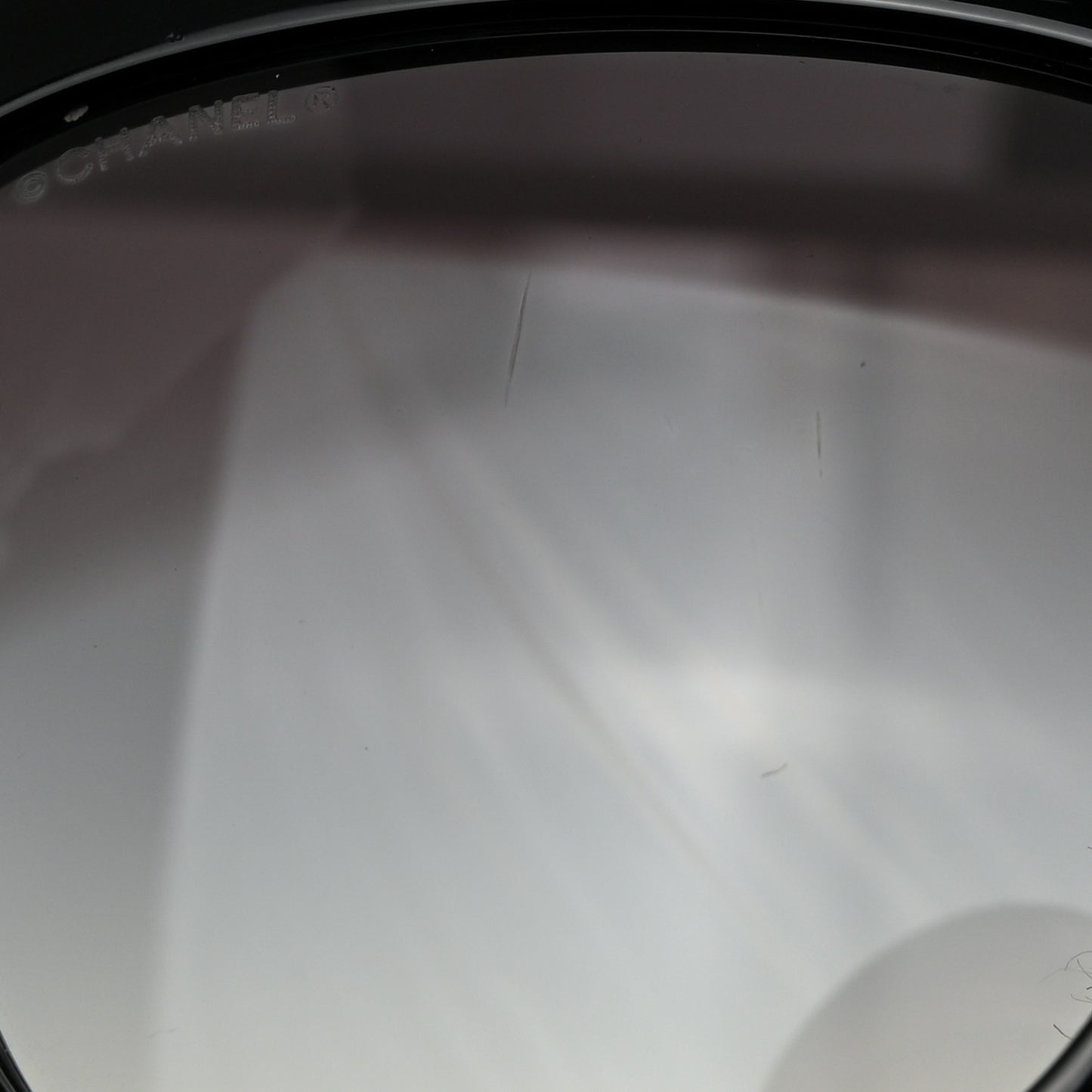 Acetate Square Cat Eye CC Sunglasses 5456-Q-B Black