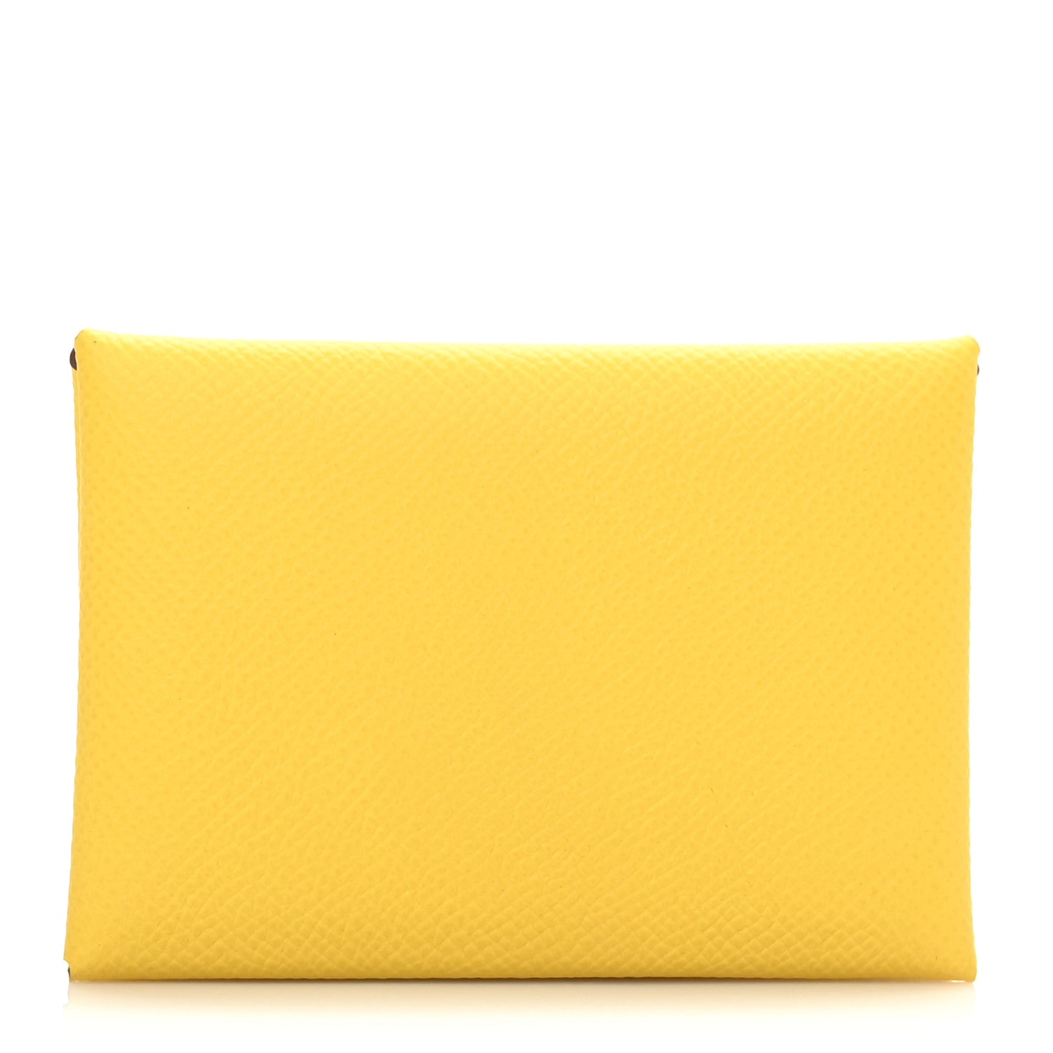 Hermes Epsom Calvi Duo Card Case Jaune De Naples 1 of 8