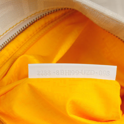 Fendi Zucca Spalmati Roll Tote White 8 of 8