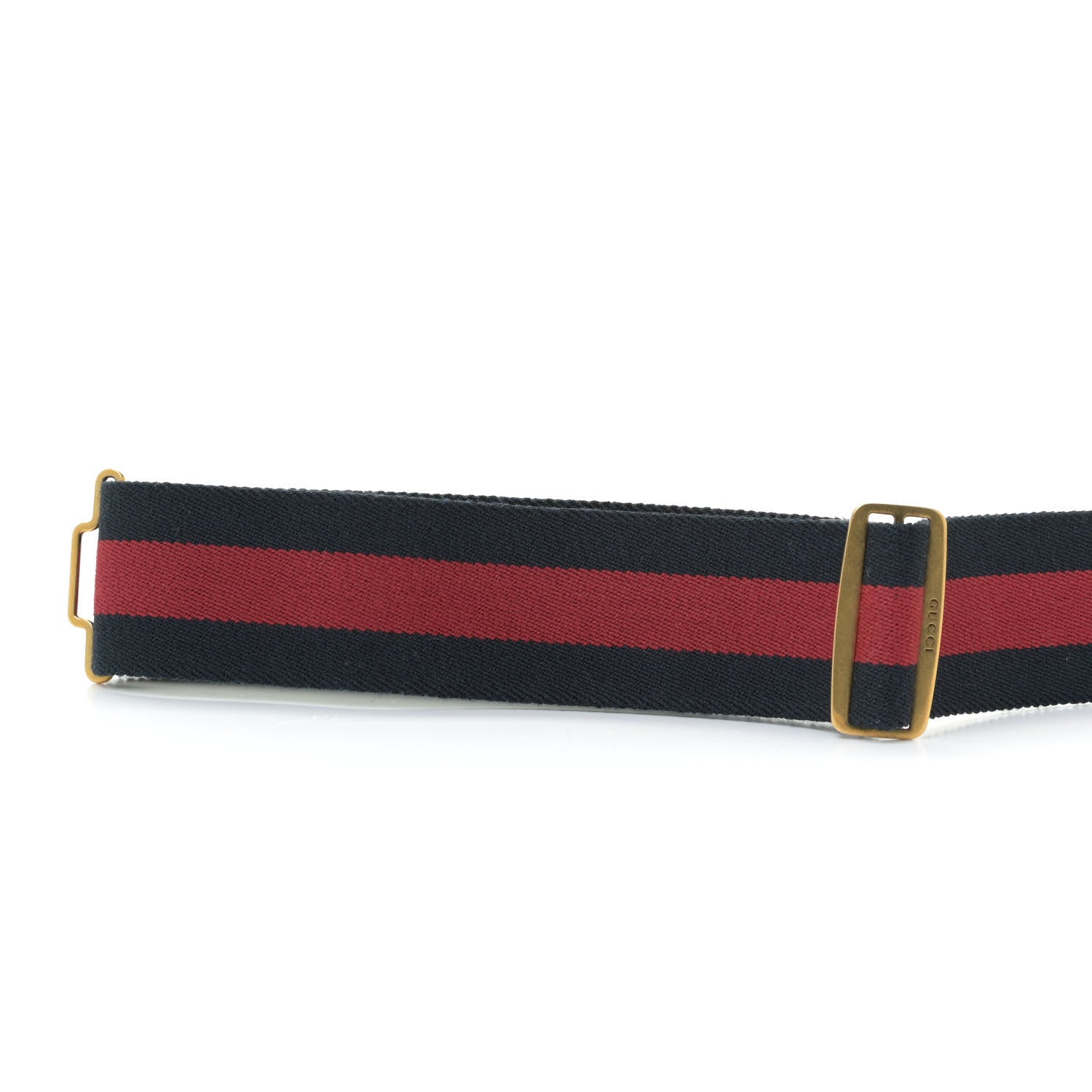 Gucci Web Feline Buckle Belt 75 60 Green Red 4 of 8