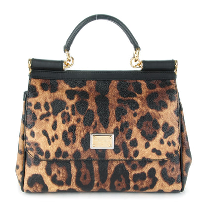 Dolce & Gabbana Leo Crepe Miss Sicily Satchel Naturale 1 of 6