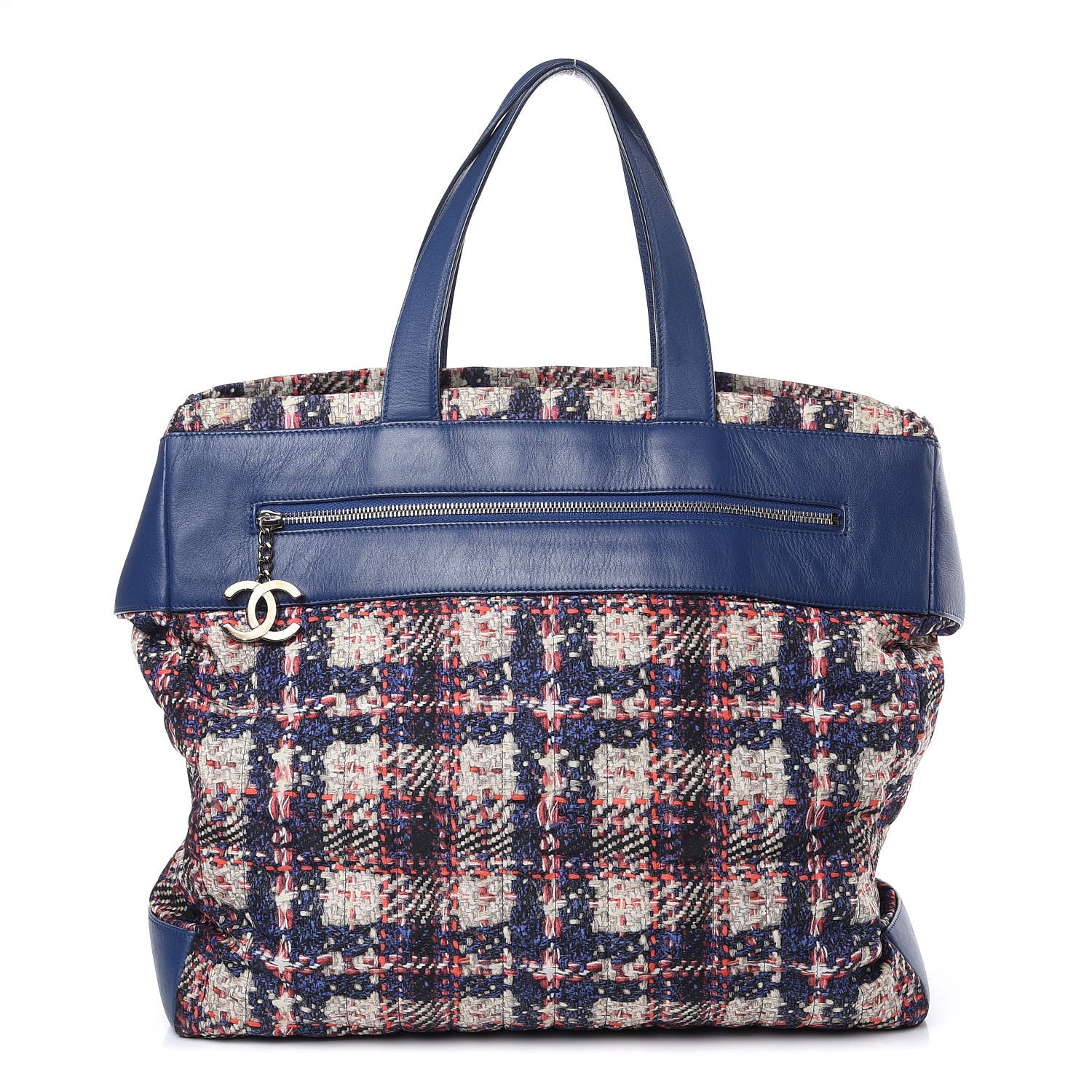 Chanel Lambskin Tweed Printed Tote Multicolor 1 of 10