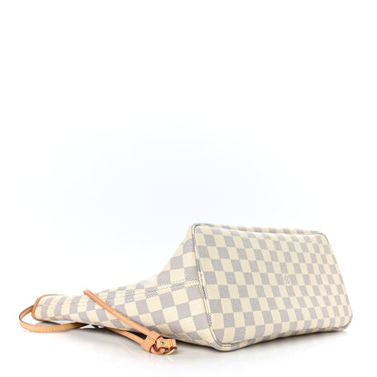 Louis Vuitton Damier Azur Neo Neverfull MM Rose Ballerine 5 of 10