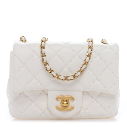 Chanel Lambskin Quilted Mini Pearl Crush Flap White 1 of 9