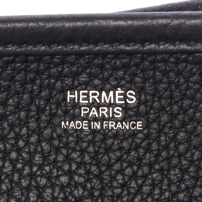 Hermes Taurillon Clemence Evelyne III PM Black 7 of 8