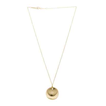 Tiffany 18K Yellow Gold Elsa Peretti Round Disc Pendant Necklace 3 of 6