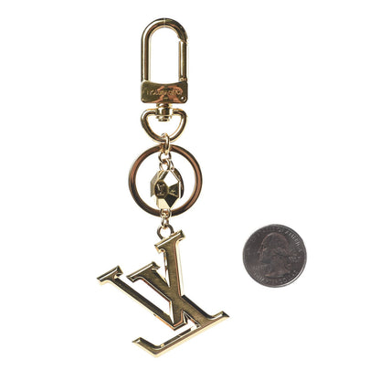 Louis Vuitton LV Facettes Bag Charm Key Holder Gold 2 of 4