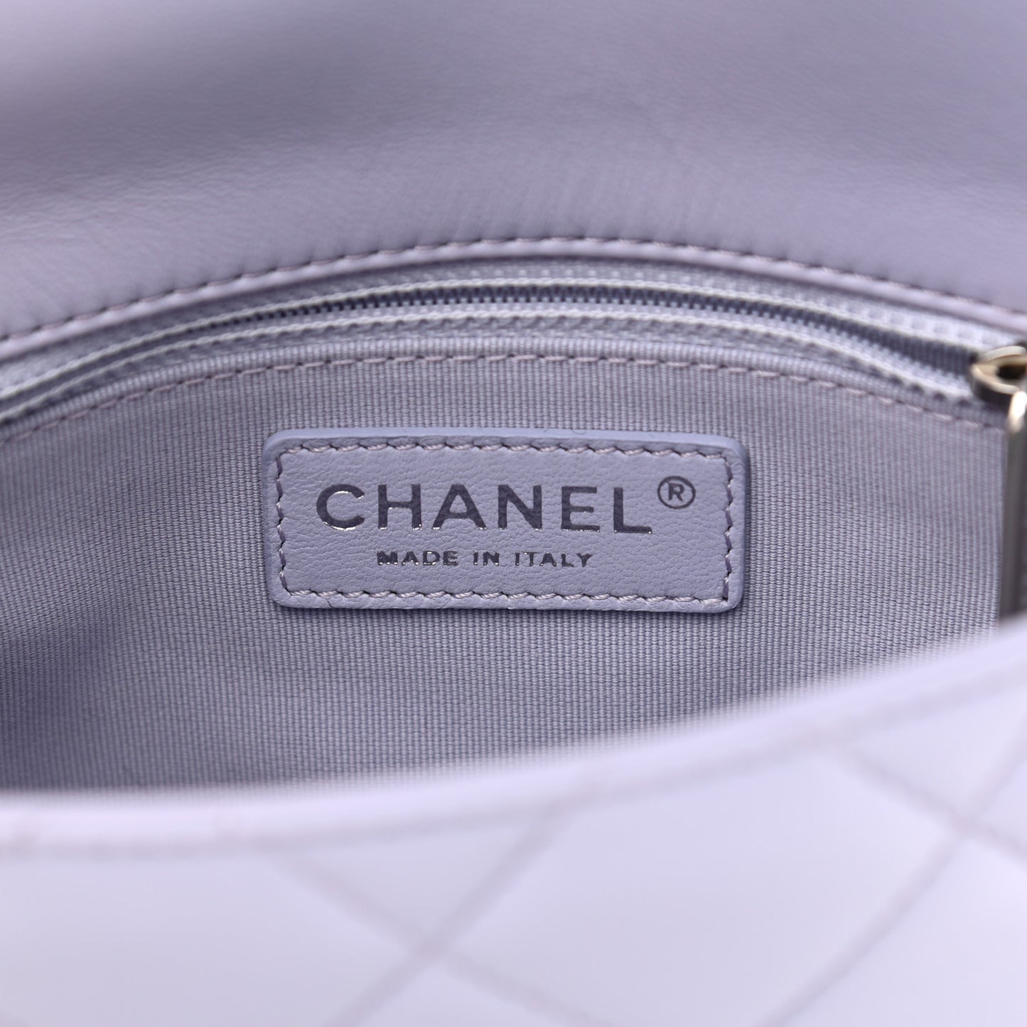 Lambskin Quilted Mini My Perfect Flap Light Purple