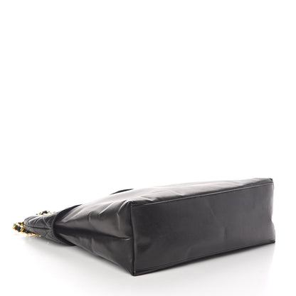 Chanel Calfskin Quilted Large Shoulder Bag Black 4 of 11