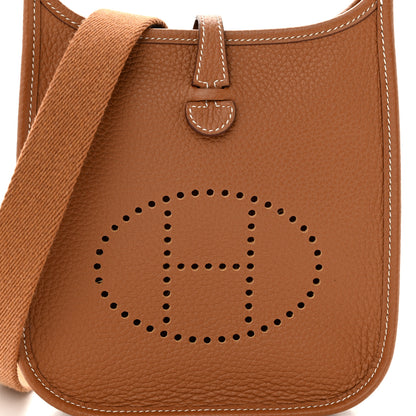 Hermes Taurillon Clemence Evelyne TPM Gold 8 of 11