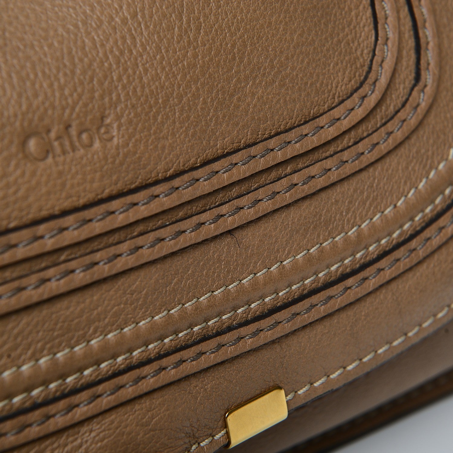 Chloe Calfskin Medium Marcie Satchel Nut 7 of 9