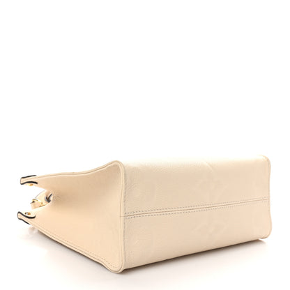 Louis Vuitton Empreinte Monogram Giant Onthego PM Cream Beige 4 of 10