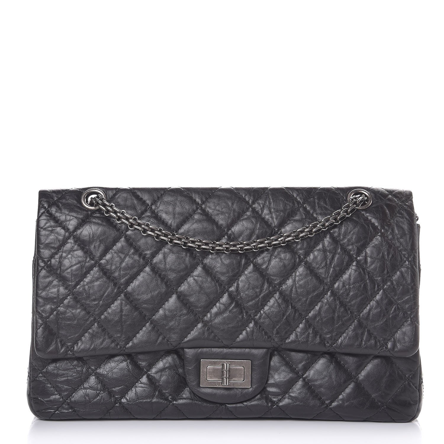 Chanel Aged Calfskin Quilted 2.55 Reissue 227 Flap Black 1 of 10