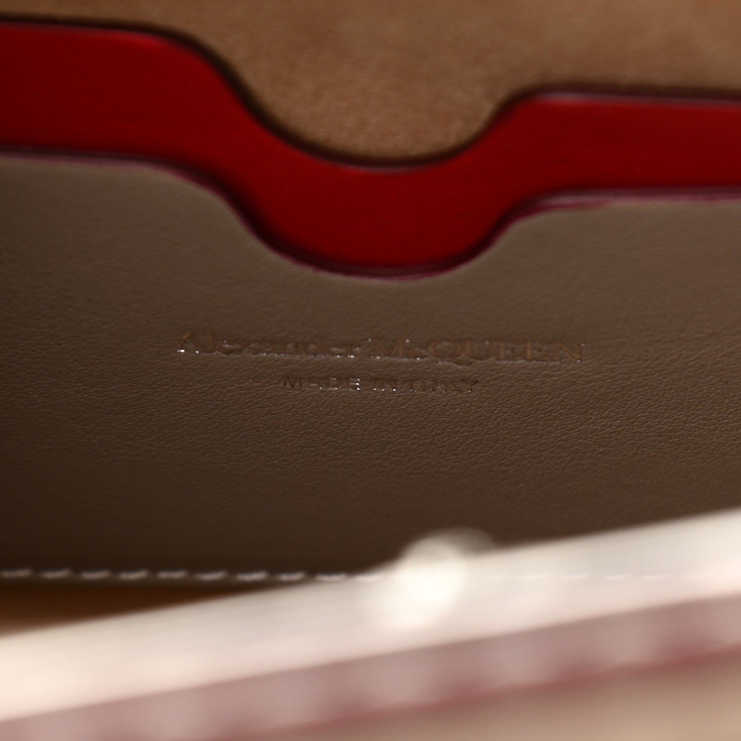 Calfskin The Short Story Shoulder Bag Taupe